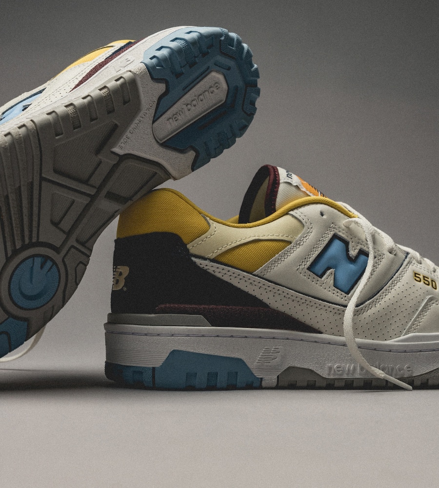 NB 550 Marquette Bleu Ciel Jaune Bordeaux BB550NCF