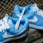 Nike Air Force One basse COTM bleu universitaire (3)