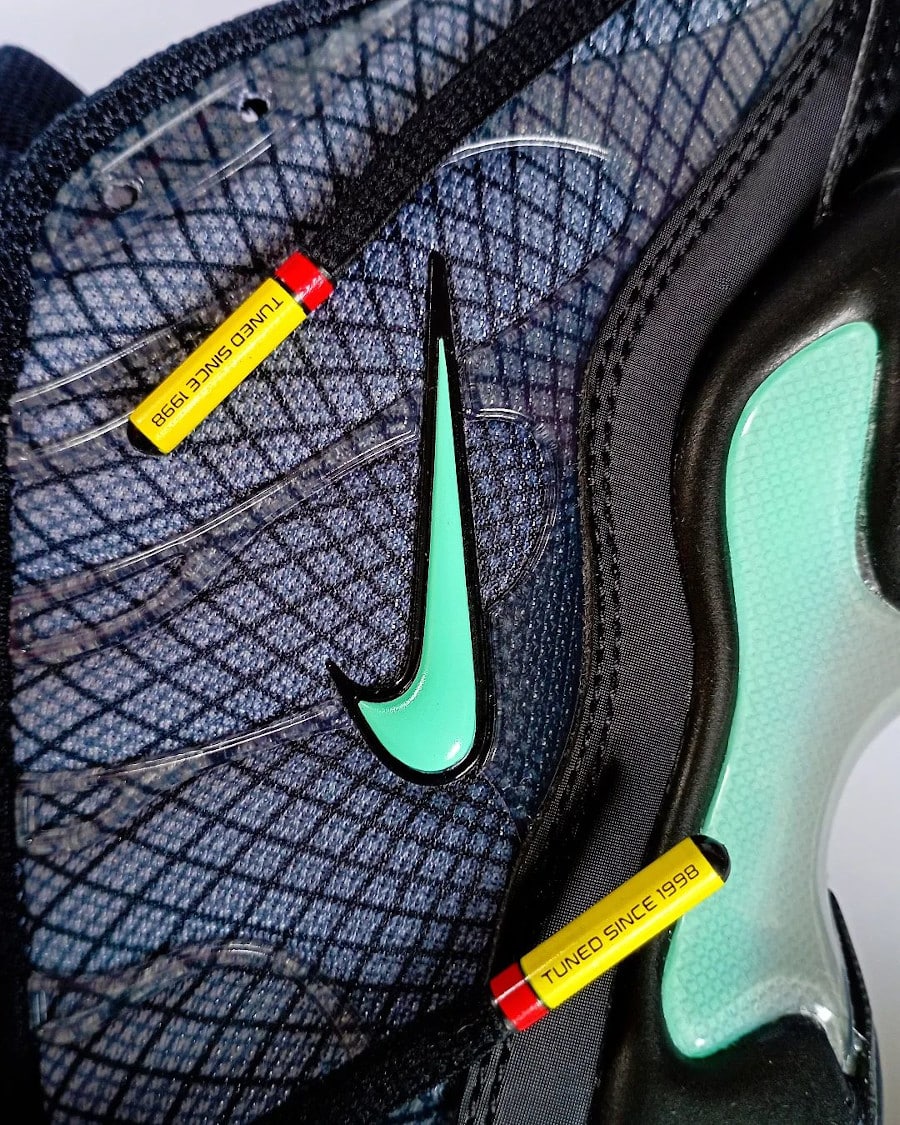 Nike Air Max Plus gris foncé vert phosphorescent (2)