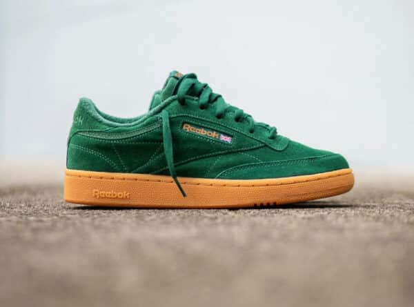 Reebok Club C 85 verte et gomme (4)