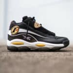 Reebok The Answer 1 noire et dorée (2)