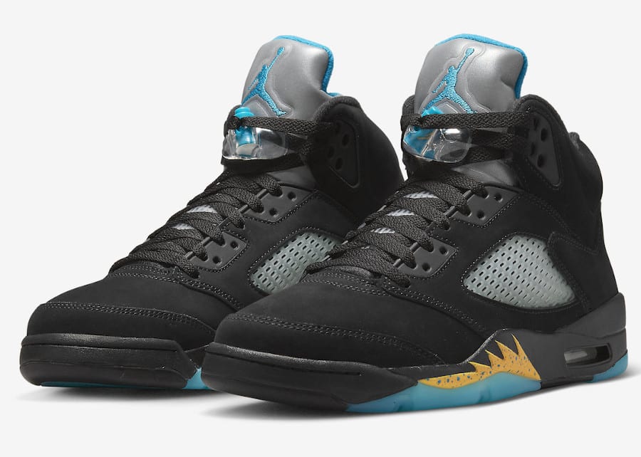 Air Jordan 5 Retro Black Aquatone