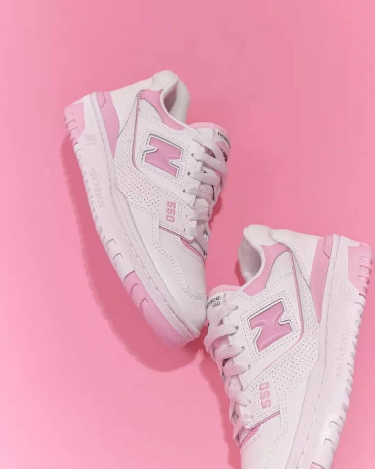 New Balance 550 White Pink Lilac Cloud BBW550BD rose bonbon