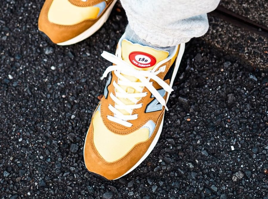 New Balance 580 marron orange et jaune (3-1)