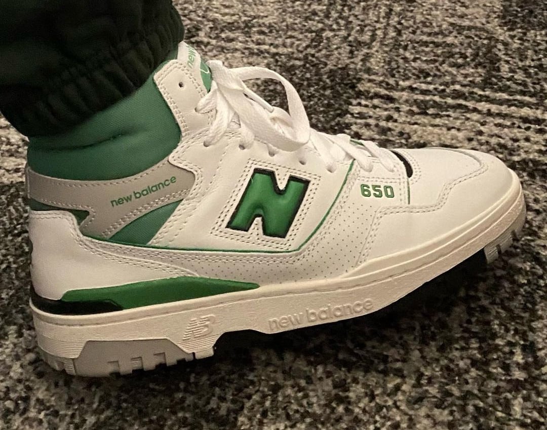 New Balance 650 blanche et verte (4)