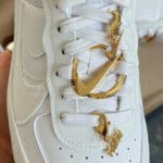 Nike Air Force 1 Low Plateforme chaine dorée (couv)