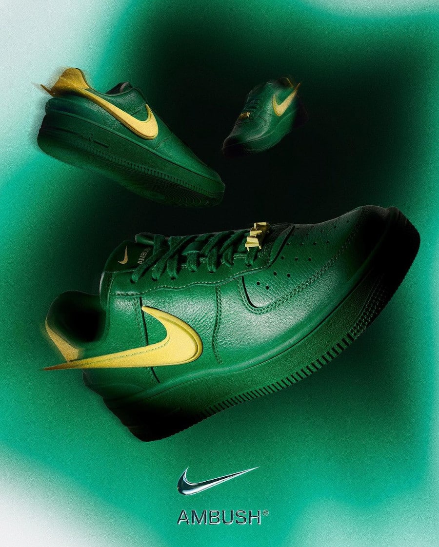 Nike air force 1 dark green deals
