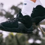 Nike Air Penny 2 en jute noire SS on feet (1)