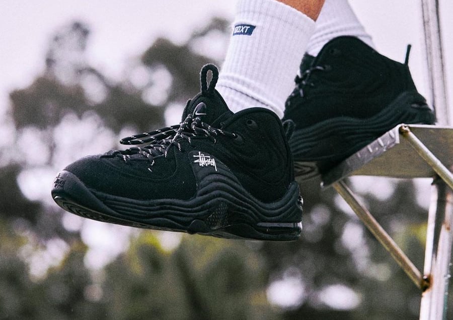 Nike Air Penny 2 x Stüssy Black (toile de chanvre noire)