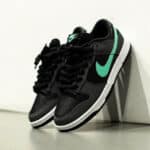 Nike Dunk Low grise noire vert menthe (2)