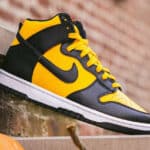 Nike Dunk montante noire jaune et rouge 2022 (2)