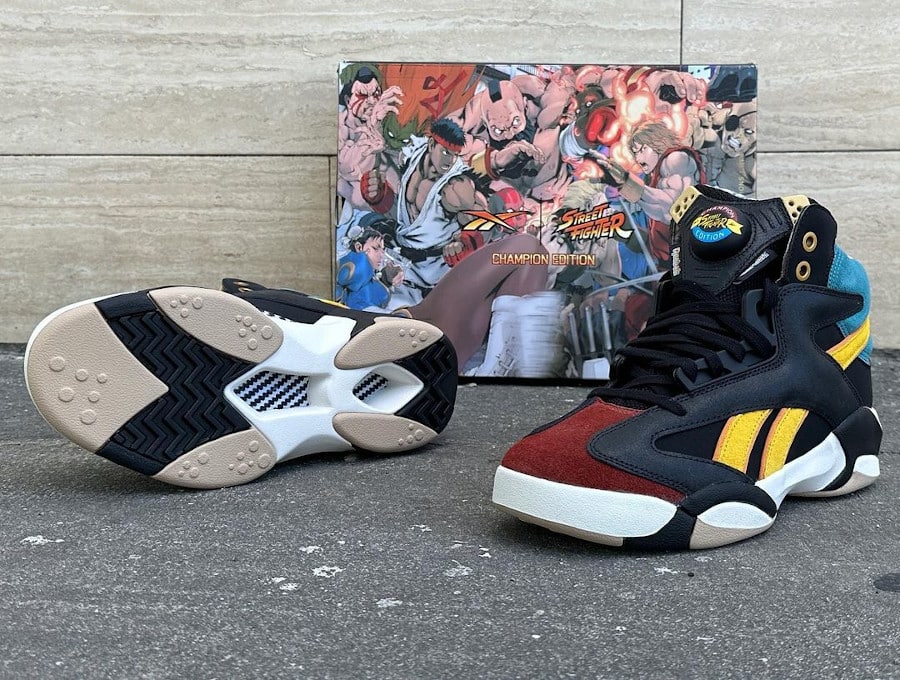 Reebok Pump Shaq Attaq x Street Fighter Champion Edition