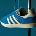 Adidas Gazelle en suède bleu turquoise 2023 (5)