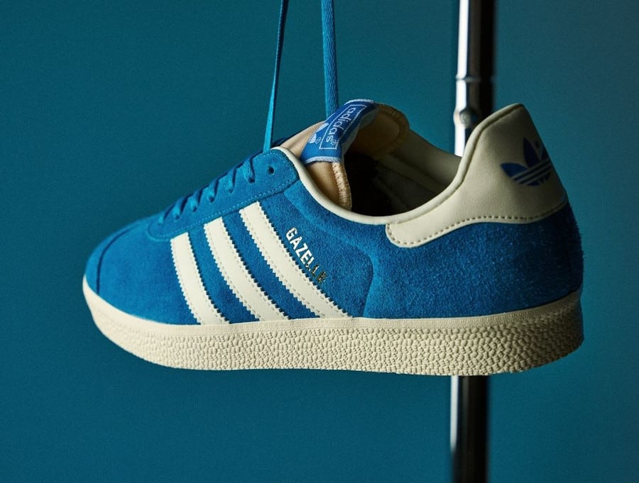 Adidas Gazelle en suède bleu turquoise 2023 (5)