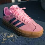 Adidas Gazelle grosse semelle daim rose 2 150x150