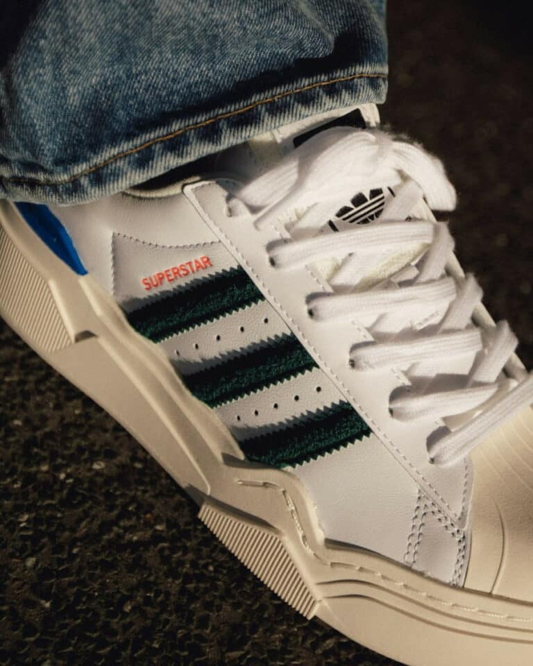adidas superstar blanche et verte