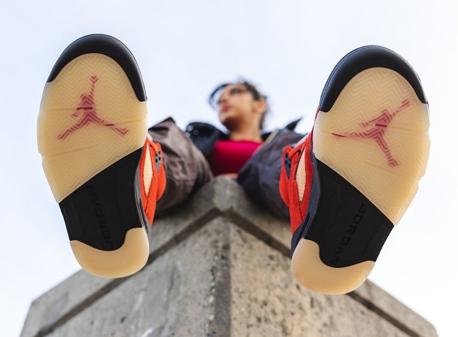 Air Jordan 5 dunkonmars on feet (3)