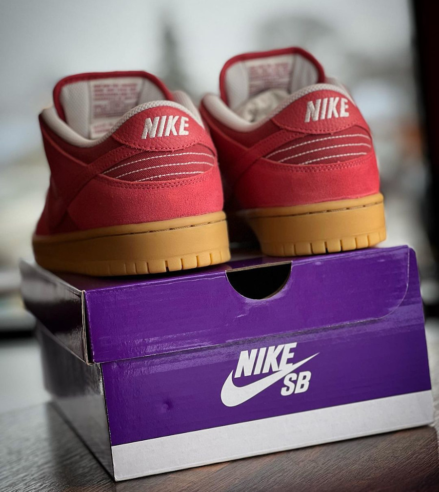 Nike Dunk Low 2023 rouge terre (2)