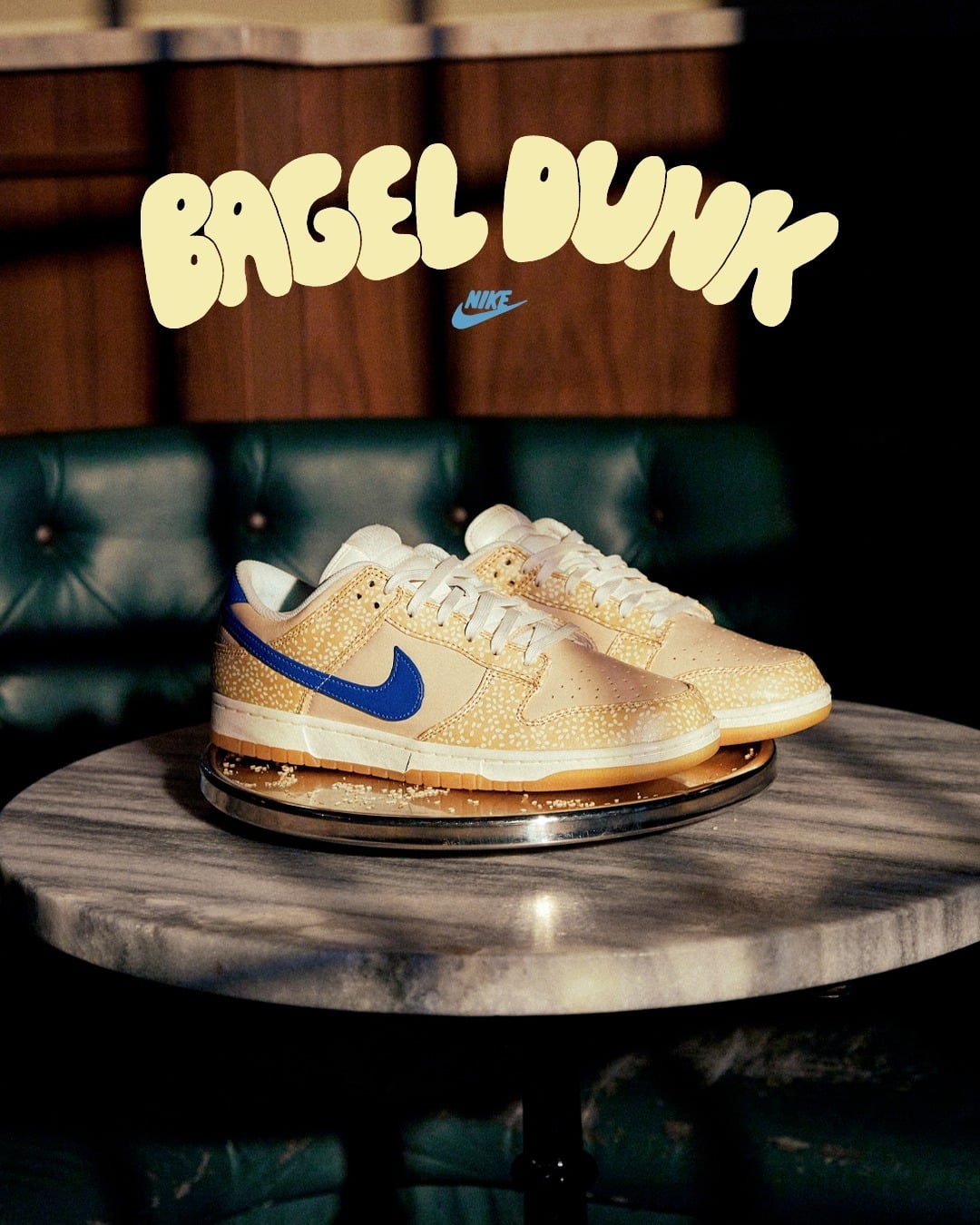 Nike Dunk Low beige pain rond (3)