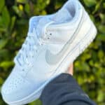 Nike adidas Dunk Low blanc platine pure (couv)