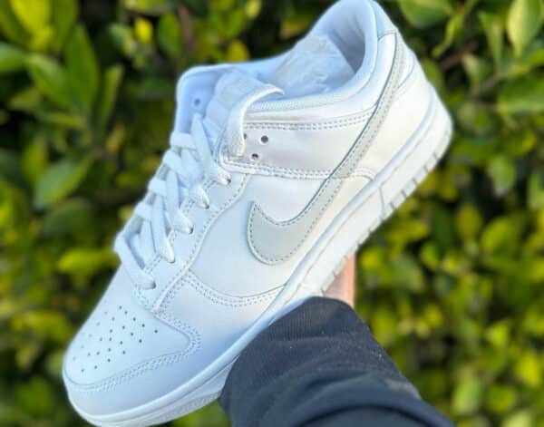 Nike Dunk Low blanc platine pure (couv)