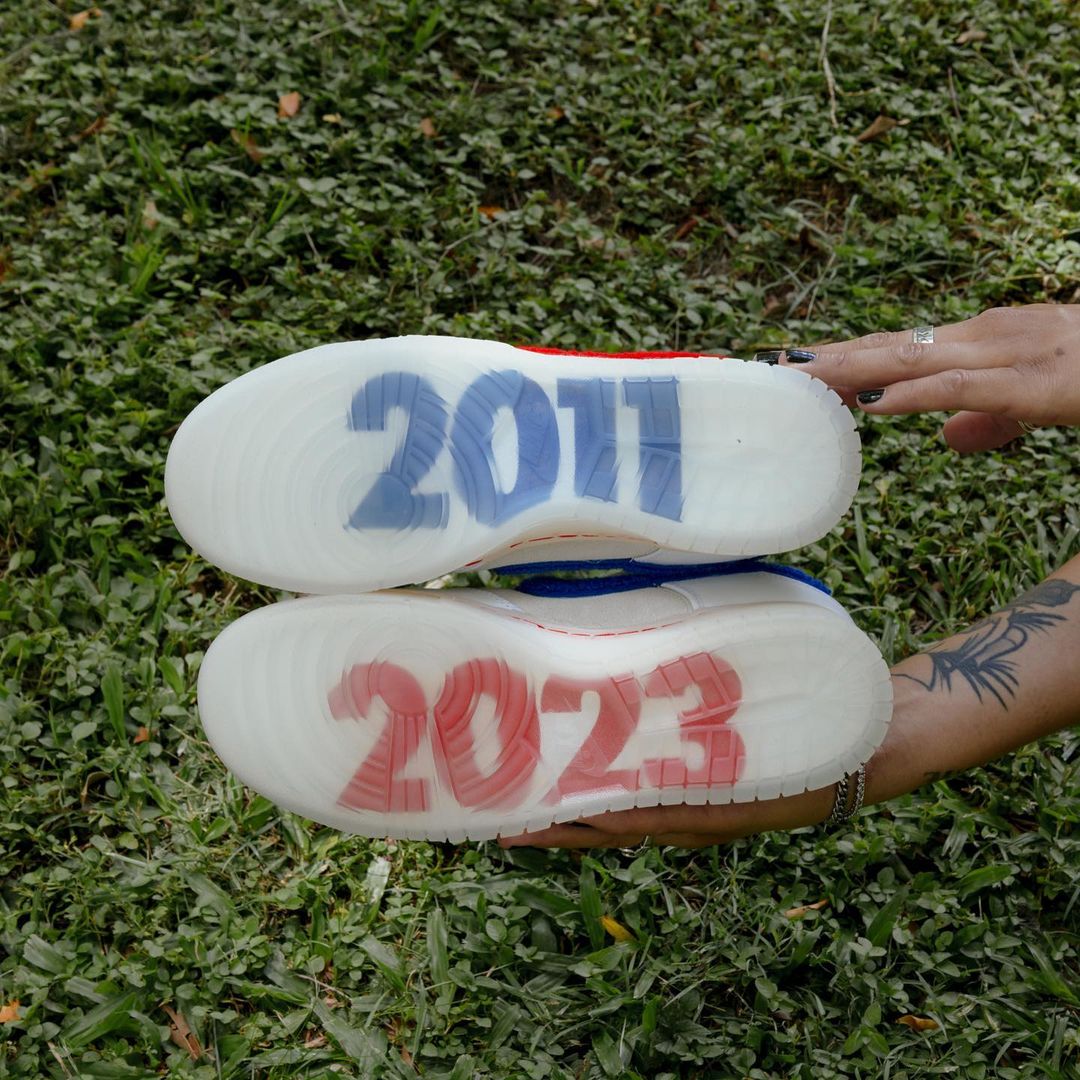 Nike Dunk Low blanche année du lapin 2023 (8)