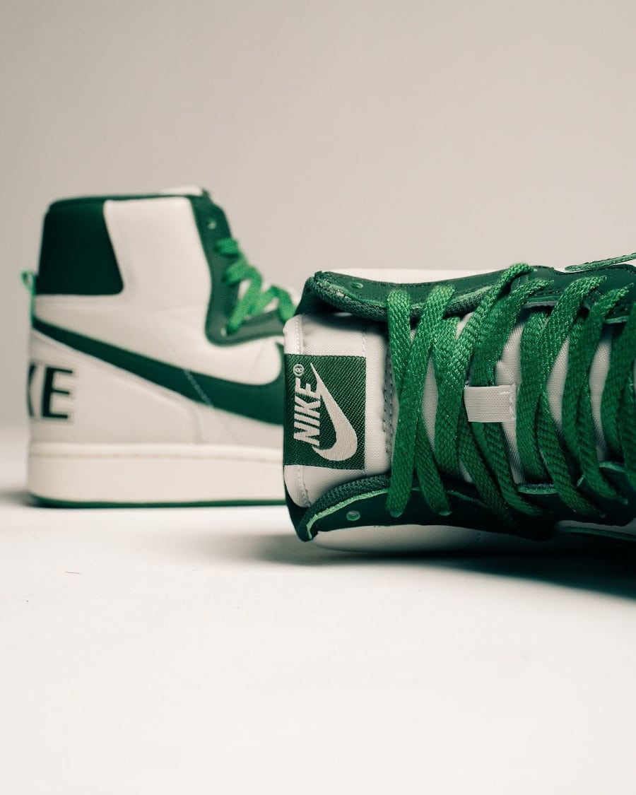 Nike Terminator High blanche et vert foncé (1)