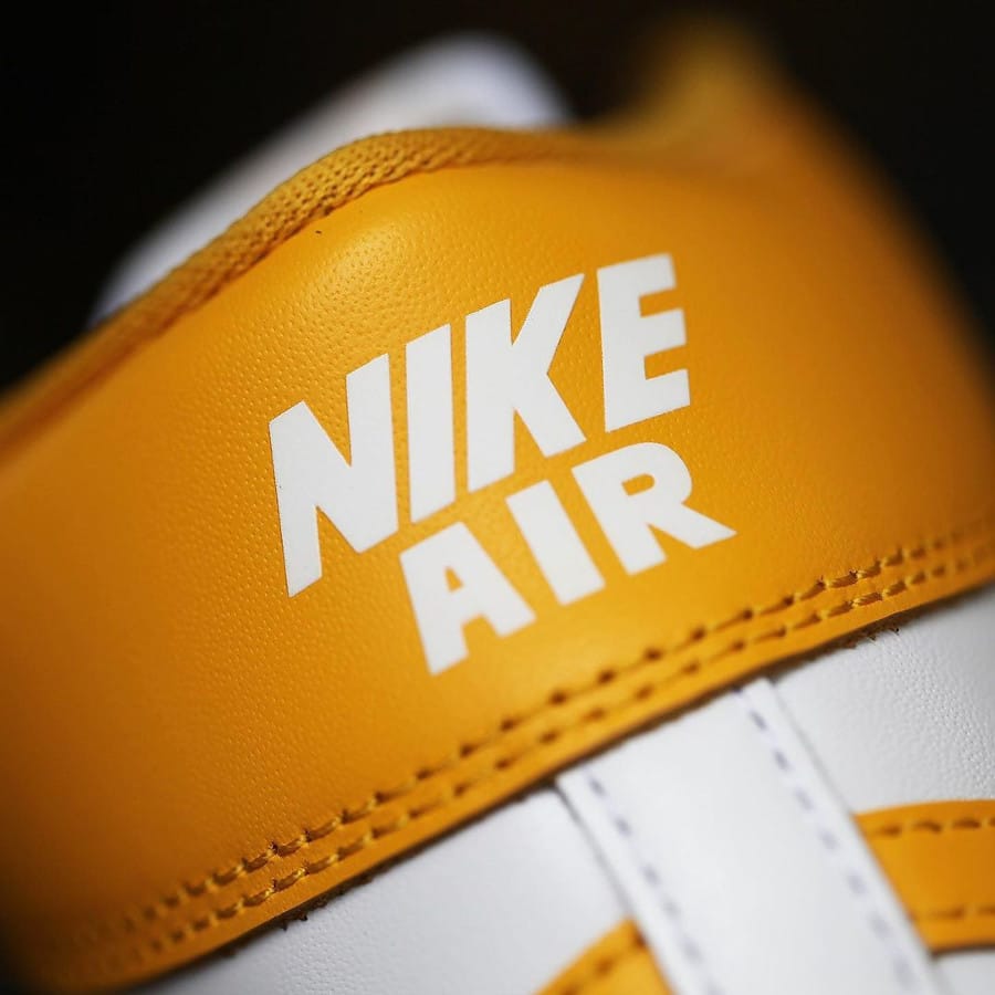 Nike jordan Air Ship blanche et jaune (5)