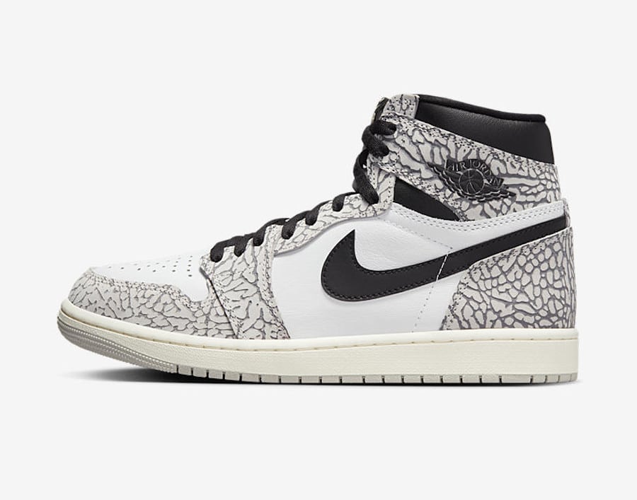 Air Jordan 1 High White Cement