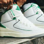 Air Jordan 2 blanche et verte (5)