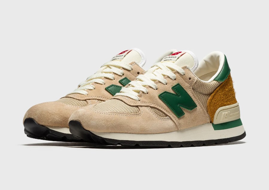 New Balance 990v1 Tan Green