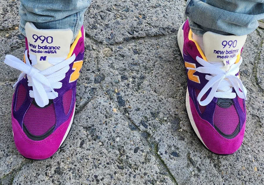 New Balance 990v2 violet jaune magenta (4)