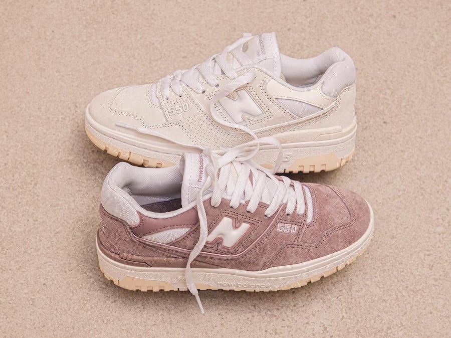 New Balance BBW 550 Suede Lilac Chalk Sea Salt