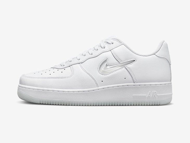 Nike Air Force 1 Low Jewel Color of the Month Triple White