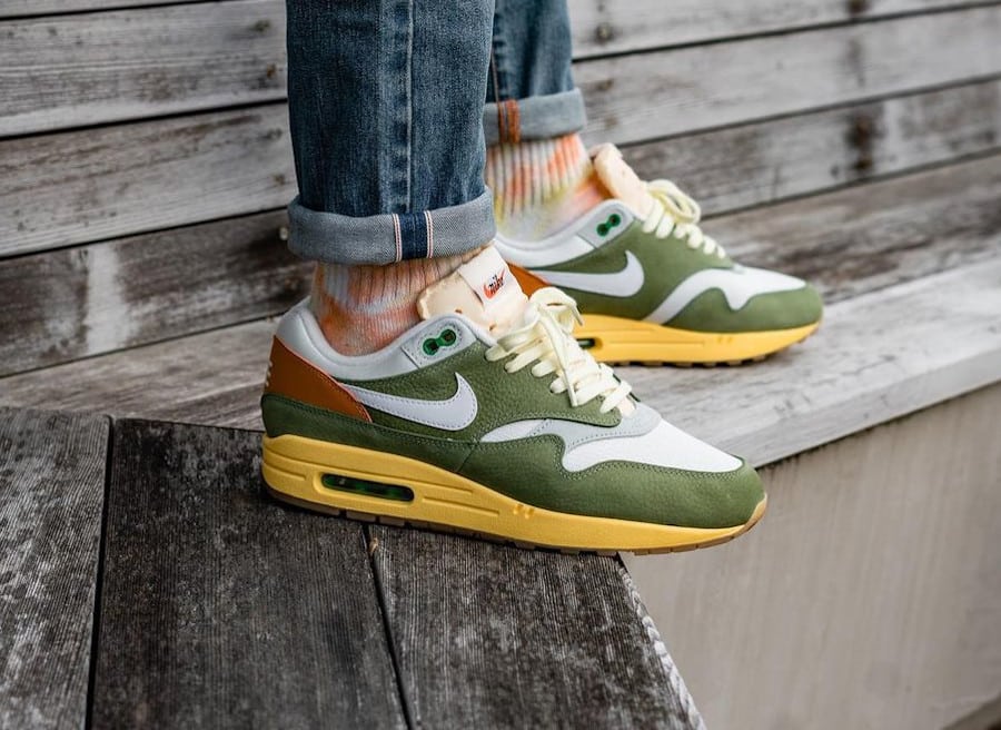 Nike Air Max 1 Design by JP on feet