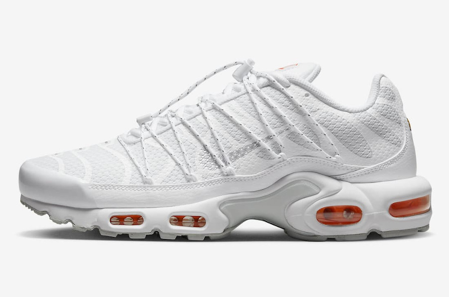 Nike Air Max Plus Utility White Pure Platinum Safety Orange