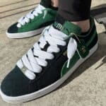 brand new with original box Puma Electrify Nitro SP Wns 19541601 noire et verte on feet (3)