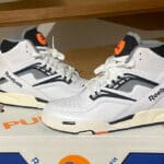 Reebok Pump TZ blanche noire et orange (5)