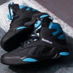 Reebok Shaq Attaq noire et bleu clair 2023 (6)