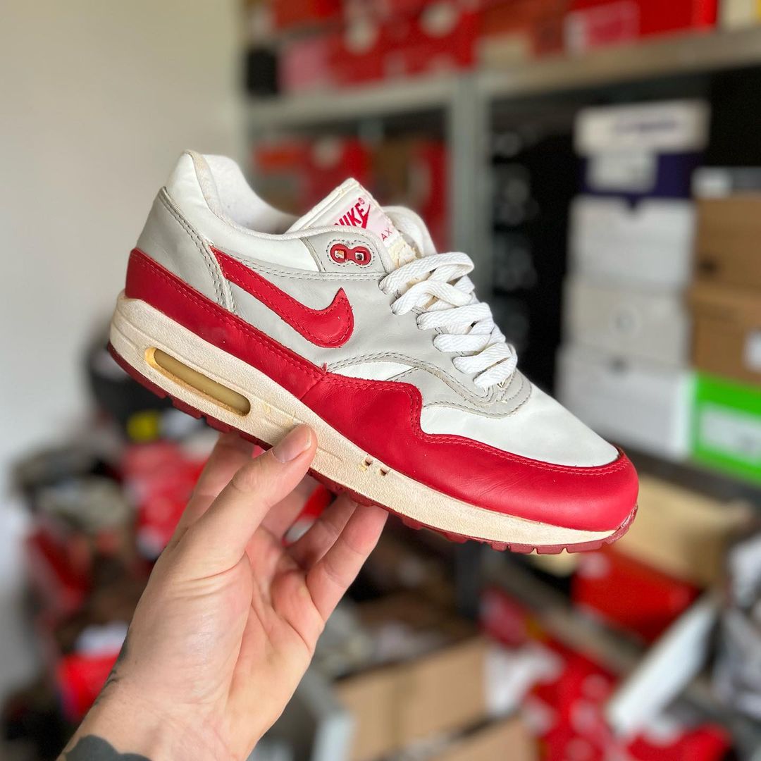 1997 Nike Air Max 1 SC Leather Varsity Red @td_gymschoenen