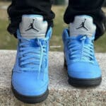 Air Jordan 5 bleu université (4)