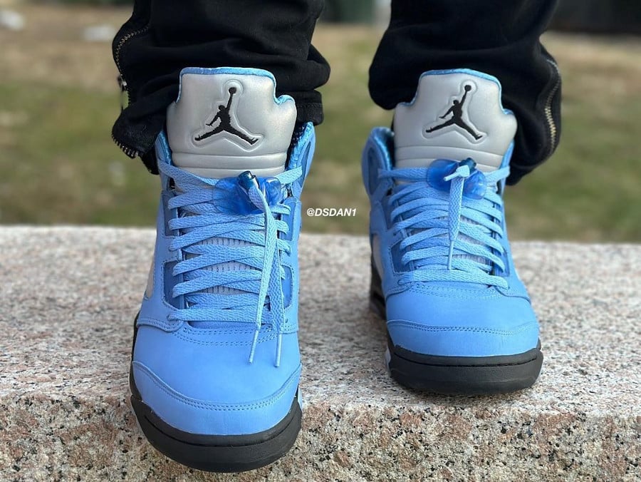 Air Jordan 5 bleu université (4)