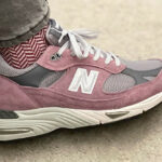 NB 991 Wistful Mauve (daim rose) M991PGG MIUK on feet