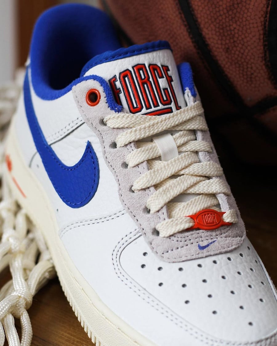 Nike Air Force 1 Command Force blanche bleue et rouge (1)