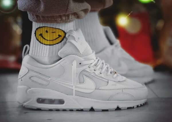 Nike Air Max 90 Futura toute blanche (1)