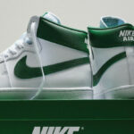 Nike Air Ship blanche et vert pin (couv)