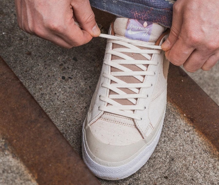 SB Blazer Low x Doyenne (toile beige d'ananas)