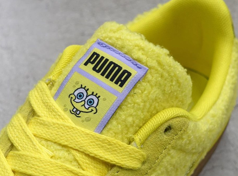 podar Indiferencia elegante Puma Suede x Bob L'éponge SpongeBob (peluche jaune) 391008-01