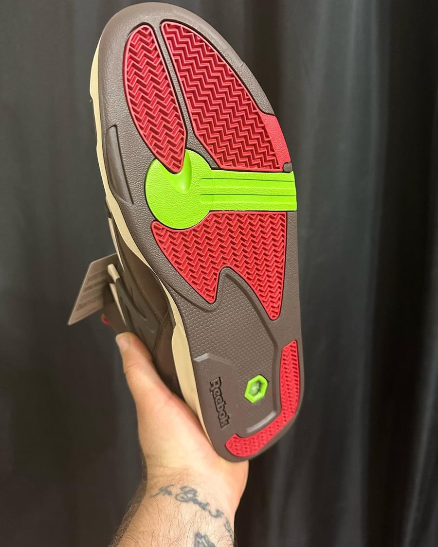 Reebok pumps marron deals