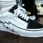 el producto Vans OG LX low-top trainers EU 42 Blueprint Noir et Blanc VN0009Q5BMW (couv)